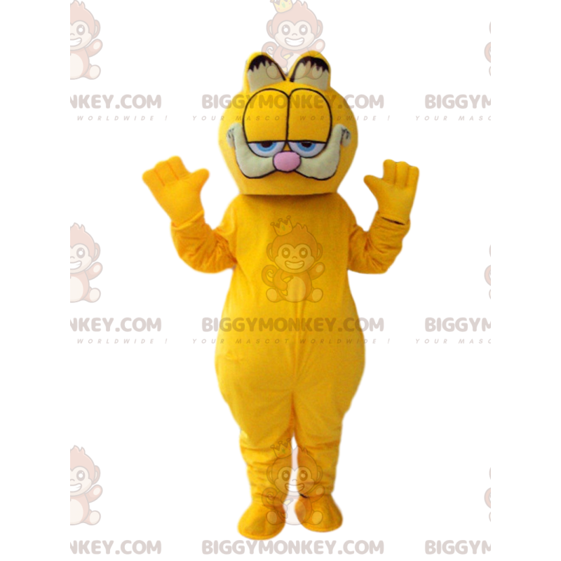 Převlek Garfielda, slavné kreslené oranžové kočky –