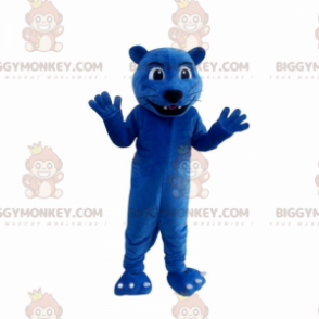 Costume da pantera blu gigante, costume da felino blu -