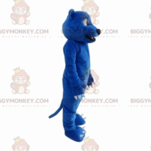 Giant blue panther costume, blue feline costume -