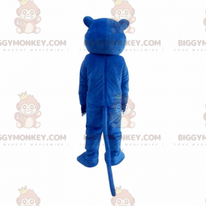 Costume da pantera blu gigante, costume da felino blu -