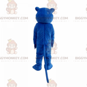 Giant blue panther costume, blue feline costume -