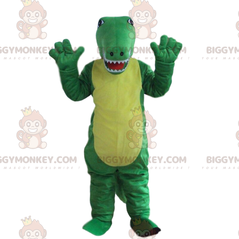 Groen en geel krokodilkostuum, Alligator BIGGYMONKEY™