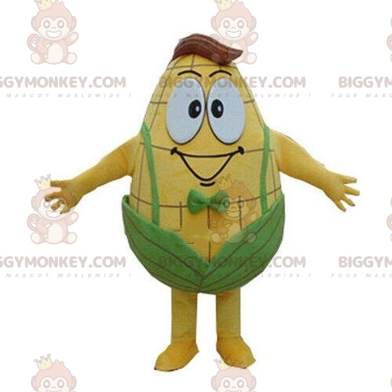 Obří usměvavý kukuřičný klas BIGGYMONKEY™ maskot kostým