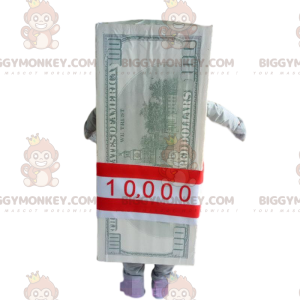 BIGGYMONKEY™ 100 dollarseddel maskotkostume. kæmpe billet -