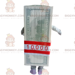 BIGGYMONKEY™ 100 dollarseddel maskotkostume. kæmpe billet -