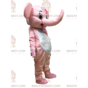 Costume da elefante rosa, costume da mascotte Pachiderma
