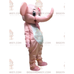 Disfraz de elefante rosa, disfraz de mascota Pachyderm