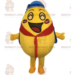 Gigantisch geel ei BIGGYMONKEY™ mascottekostuum