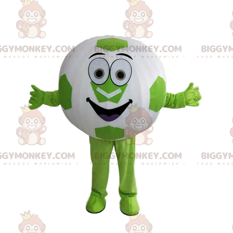 BIGGYMONKEY™ Costume da Mascotte Pallone Rotondo, Pallone da