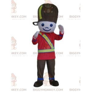 Disfraz de mascota de soldado BIGGYMONKEY™, niño con uniforme