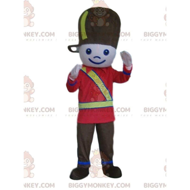 Costume da Soldato BIGGYMONKEY™ Mascotte, Ragazzo in Uniforme