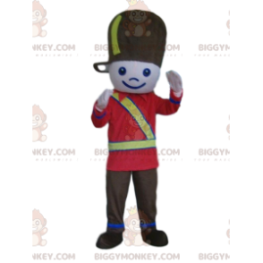 Disfraz de mascota de soldado BIGGYMONKEY™, niño con uniforme