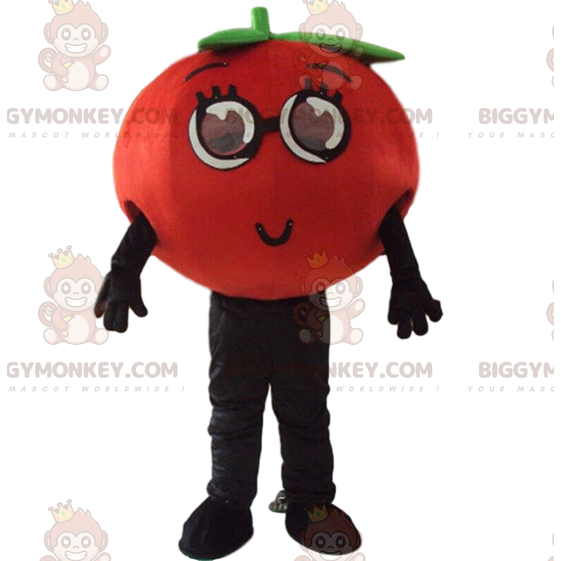 Traje de mascote de tomate vermelho gigante BIGGYMONKEY™