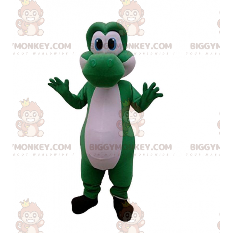 BIGGYMONKEY™ mascottekostuum van Yoshi, de beroemde draak uit