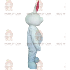 Déguisement de lapin blanc et rose, Costume de mascotte