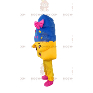Giant Ice Cream Pot BIGGYMONKEY™ Mascot Costume, Colorful Ice