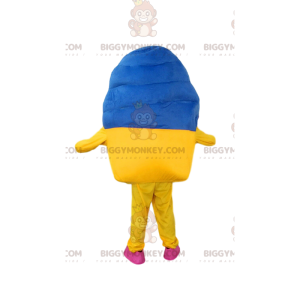 Costume da mascotte BIGGYMONKEY™ per gelato gigante, costume da