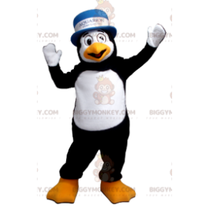 Costume da mascotte pinguino bianco e nero BIGGYMONKEY™ con