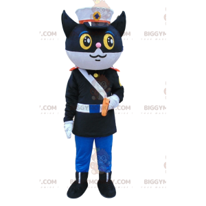 Police Cat BIGGYMONKEY™ Mascot Costume, Constable Costume –