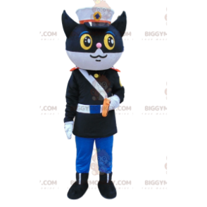 Police Cat BIGGYMONKEY™ maskot kostume, konstabel kostume -