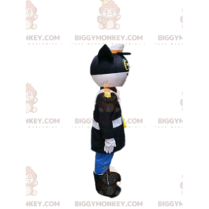 Costume de mascotte BIGGYMONKEY™ de chat policier, costume de