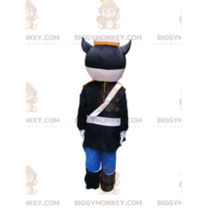 Costume de mascotte BIGGYMONKEY™ de chat policier, costume de