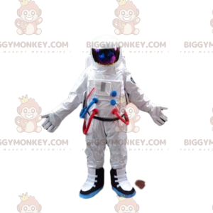 Cosmonaut BIGGYMONKEY™ Mascot Costume In Space Suit –