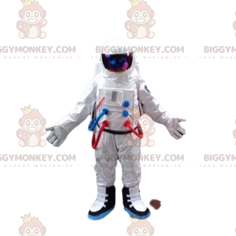 Costume da mascotte da cosmonauta BIGGYMONKEY™ in Formato L (175-180 CM)