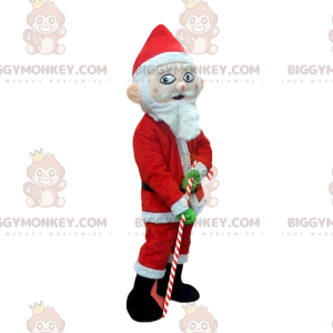 BIGGYMONKEY™ Costume da Babbo Natale con bastoncino di zucchero