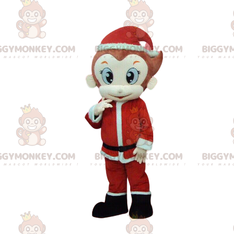 Costume de mascotte BIGGYMONKEY™ de singe en tenue de