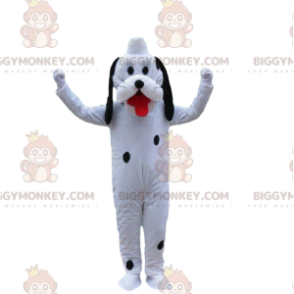 BIGGYMONKEY™ Costume da mascotte Cane bianco, Dalmata, Costume