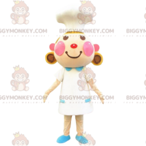 Förklädnad av flicka, kock, restaurangkock - BiggyMonkey maskot