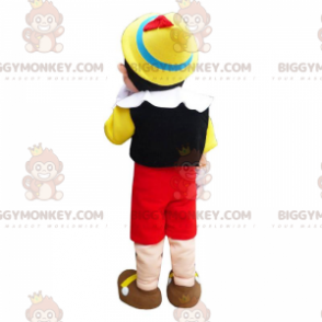 BIGGYMONKEY™ costume mascotte di Pinocchio, famoso burattino