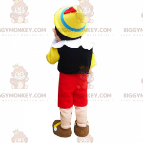 BIGGYMONKEY™ mascottekostuum van Pinocchio, de beroemde