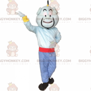 Traje de mascote Genie BIGGYMONKEY™, famoso personagem azul em