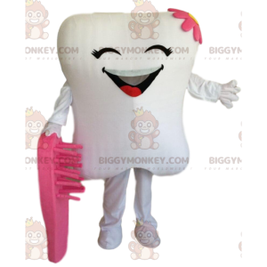 Disfraz de mascota gigante de dientes blancos BIGGYMONKEY™