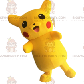 Vermomming van Pikachu, de beroemde gele Pokemon uit manga -