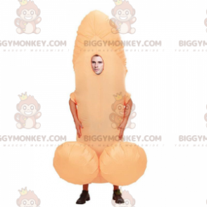 Costume mascotte pene gigante BIGGYMONKEY™, costume fallo rosa