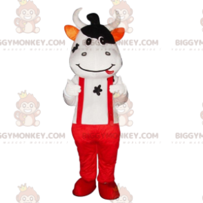 Kostým krávy s podvazky a červenými kalhotami – Biggymonkey.com