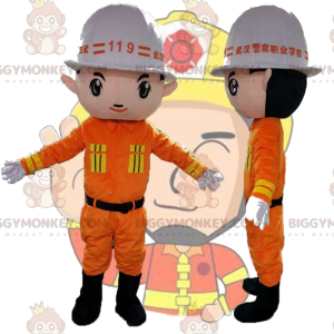 Byggearbejder kostume, Handyman BIGGYMONKEY™ maskot kostume -