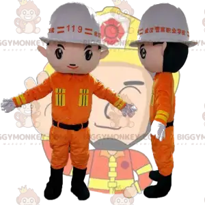 Construction Worker Costume, Handyman BIGGYMONKEY™ Mascot