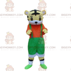 Maskotka mały tygrys BIGGYMONKEY™ z kombinezonem, kostium