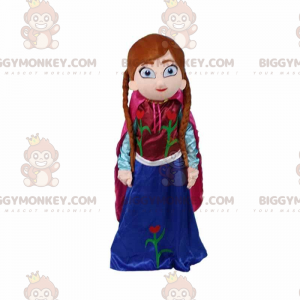 Costume da mascotte della principessa Anna BIGGYMONKEY™ di