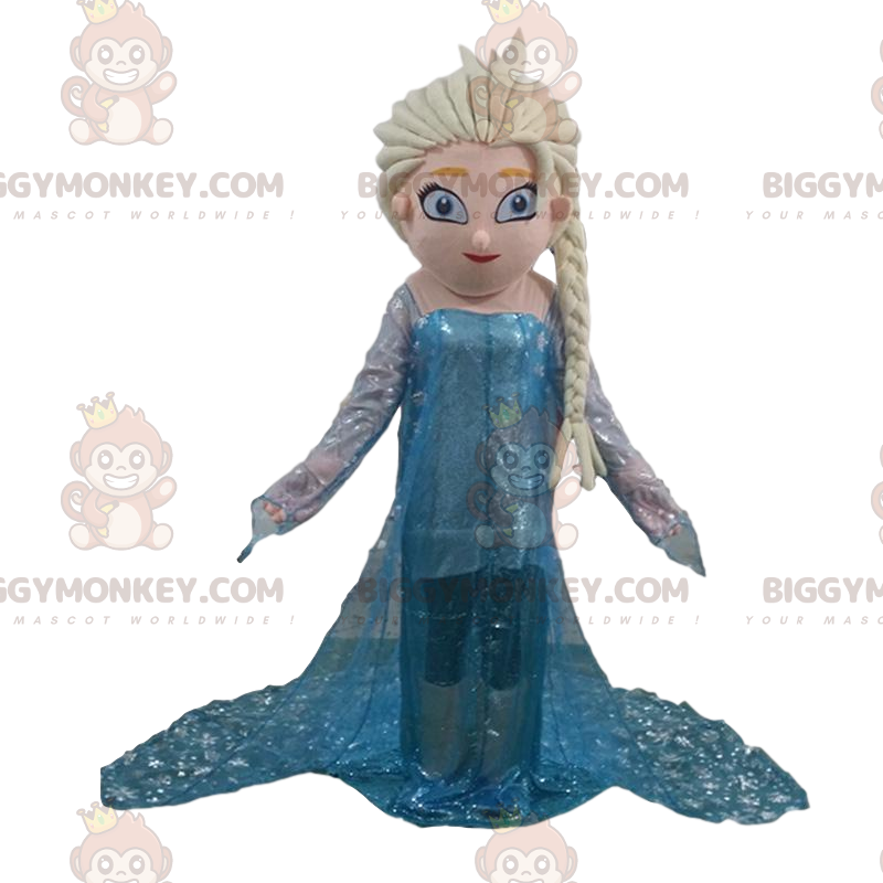 Frozen Princess Elsa BIGGYMONKEY™ maskottiasu - Biggymonkey.com