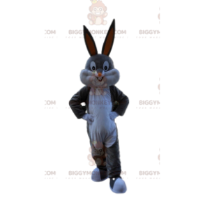 BIGGYMONKEY™ mascottekostuum van Bugs Bunny, het beroemde Loony