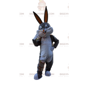 BIGGYMONKEY™ mascot costume of Bugs Bunny, the famous Loony