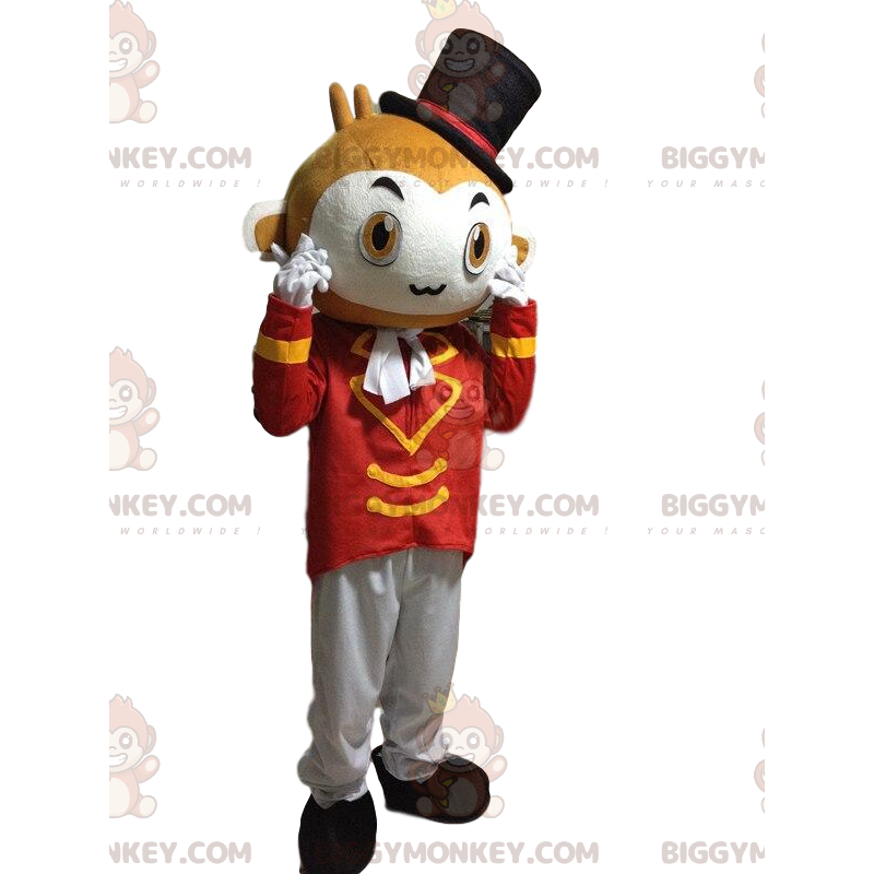 Costume da mascotte Circus Monkey BIGGYMONKEY™ con cappello e