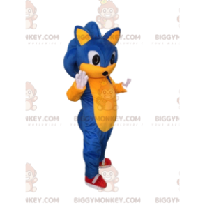 BIGGYMONKEY™ costume mascotte di Sonic, il famoso porcospino