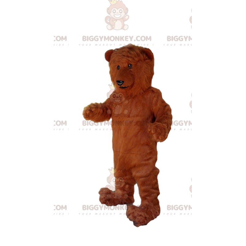 Costume da mascotte da orso bruno BIGGYMONKEY™, costume da orso