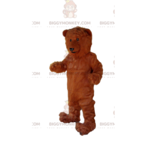Brun bjørn BIGGYMONKEY™ maskotkostume, kæmpe brun bjørnekostume